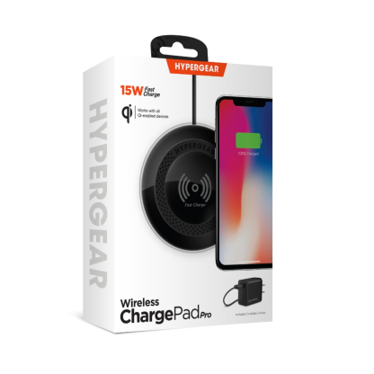 Cargador inalámbrico HYPERGEAR 15W